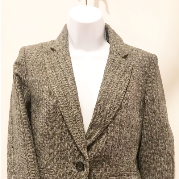 Aoyama Itchome Brown Fringe Vicky Blazer Medium - Picture 2 of 6